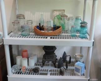 Vintage Glass Insulators/Bottles & Jars
