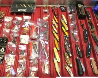 Pocket Knife Collection, Costume Jewelry