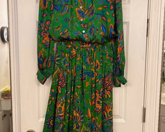 vintage Yves Saint Laurent skirt/blouse