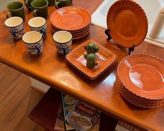 Artimino "Tuscan Countryside Terracotta" plates