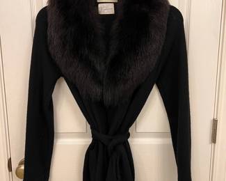 fur lined cashmere sweater