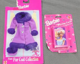 Barbie Cards and Fur coat