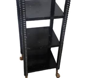 Black 3 foot clawfoot Plant stand