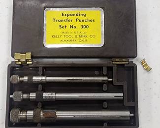 Kelly Tool Expanding Transfer Punches Set No 300