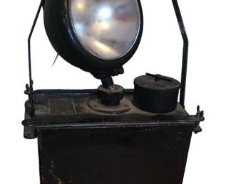 Antique British Naval Floodlight/Miners light
