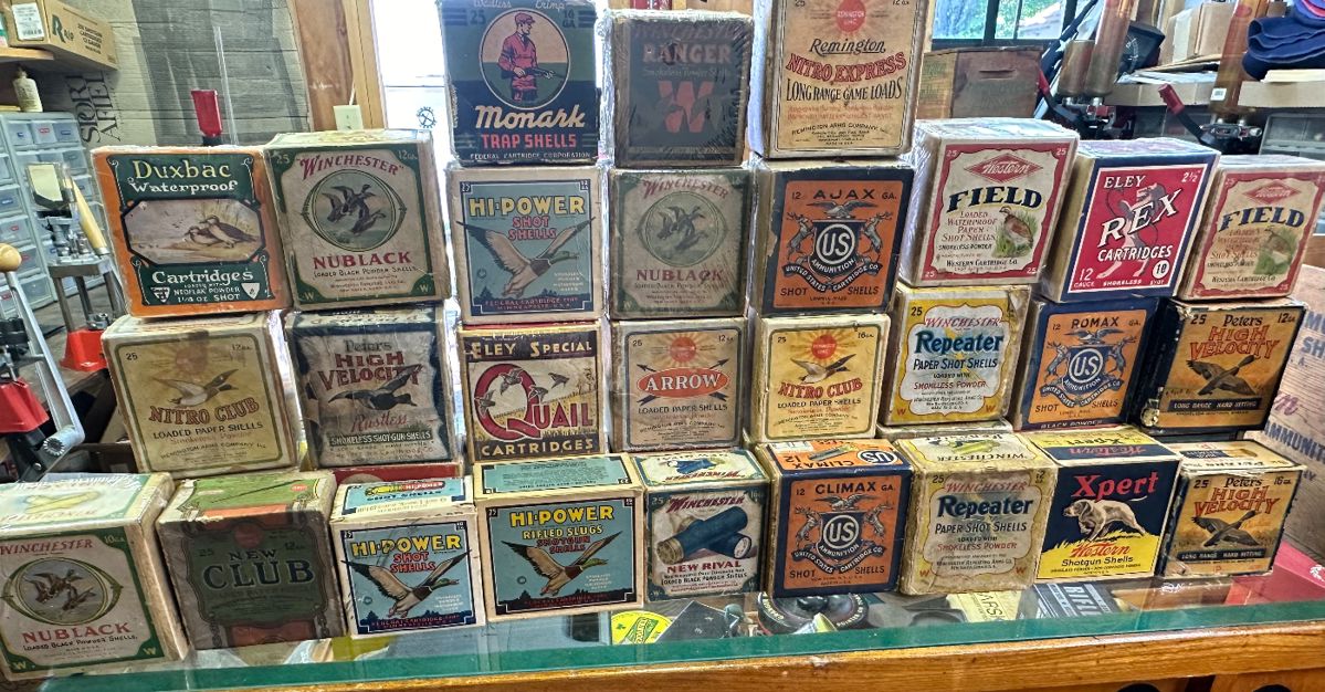 Vintage Shot Gun Shell Boxes
