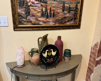 Tuscan style fine art print in fancy carved 