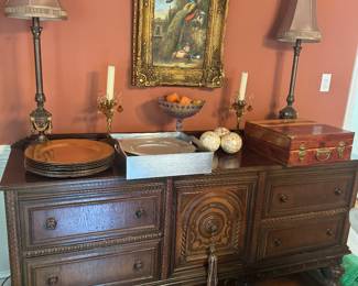 1920s Spanish Style Revival Buffet 