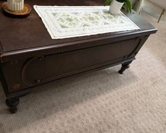 Vintage cedar chest