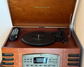 Crosley Entertainment Center-LP, CD & radio.  Bid #14