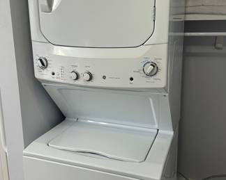 GE stack washer & dryer- Bid # 11