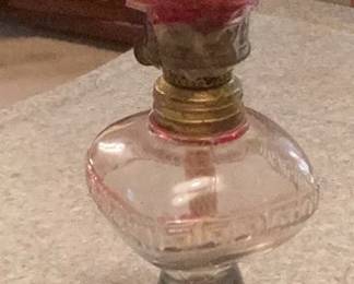 Antique Miniature Oil Lamp