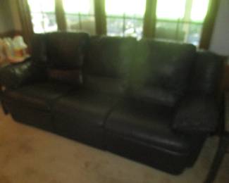Leather sofa