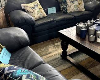 Leather Furniture - loveseat and sofa