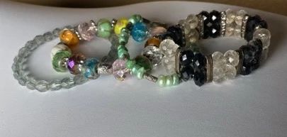 4 Beads Stretchable Bracelets