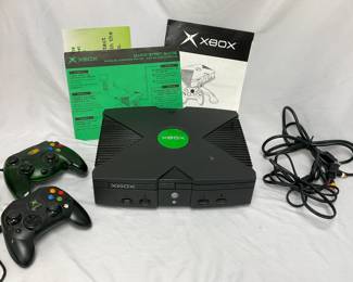 XBox Console With Controllers