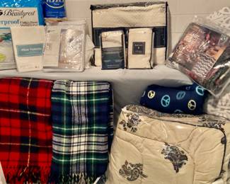 Lots of Blankets and Linen