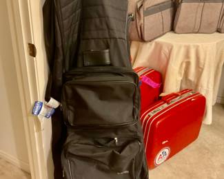 Hard Suitcases, and traveling suit bags