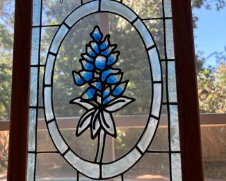 Stained glass panel