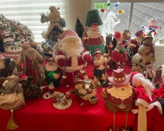 Variety of Santa’s