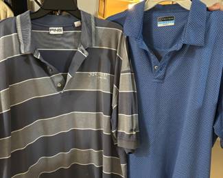 Men's golf shirts lg/xl