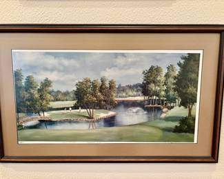 KWCC signed and numbered watercolor