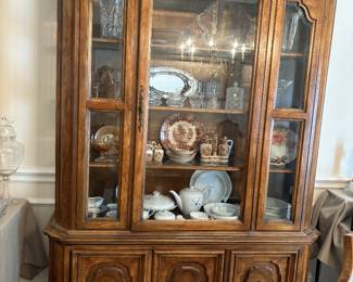 Lighted china cabinet