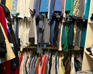 Huge selection of men's clothing