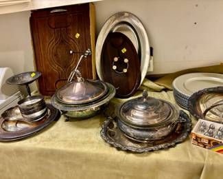 Silver plate pieces
