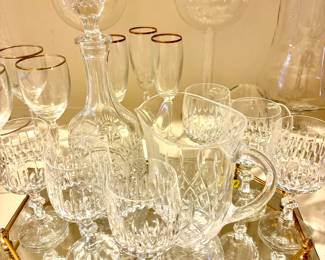 Large selection of barware