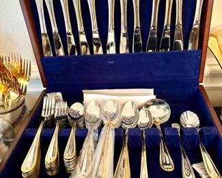 Service for 12 flatware