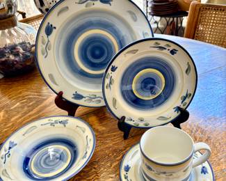 Stoneware set for 8  by Sakura “Venetto”