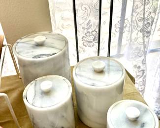 Marble canister set