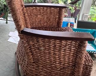 Rattan large chair