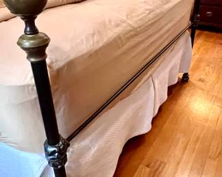 Iron bed base queen