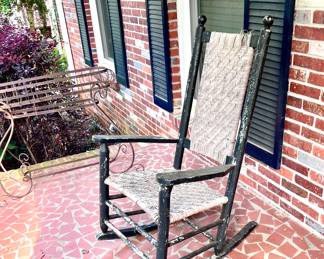 Rattan rocking chairs
