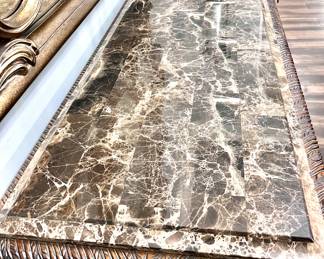 Marble topped foyer table