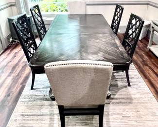 Breakfast room dining table