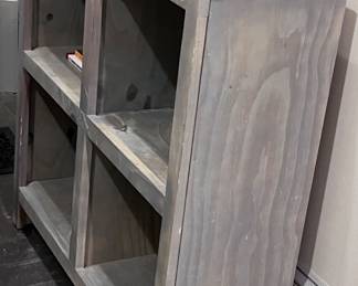 Small hall shelving unit