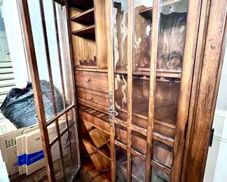 Utilitarian China cabinet