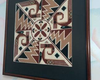 1 of many woven pieces framed - great artwork
