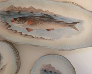 Limoges Fish dish set