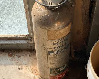 Vintage fire extinguisher