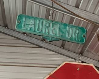 Vintage street signs