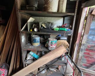 Tools, paint, mulch, fertilizer