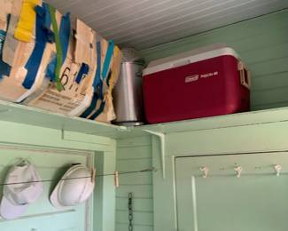 Coolers, hat, helmet, Christmas tree