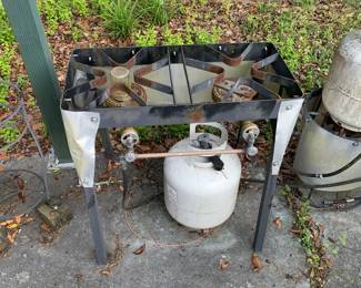 Propane tanks and burners
