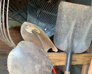 Shovels, rakes