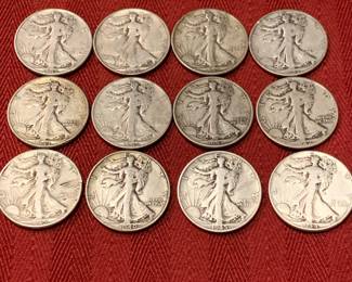Walking Liberty half-dollars