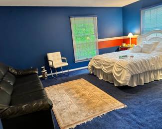 Bedroom set, Area Rug, Couch